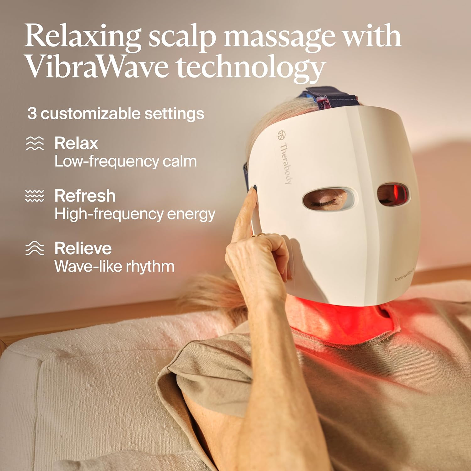 Mặt nạ ánh sáng sinh học Therabody TheraFace Mask Glo