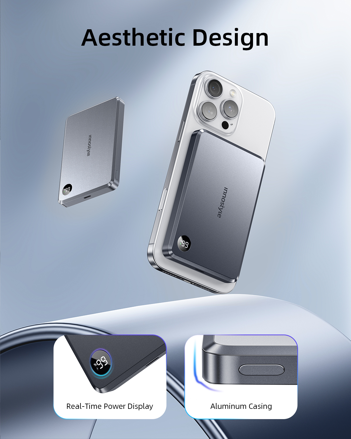 Sạc dự phòng Innostyle MagSlim Premium 10.000mAh IMS10K