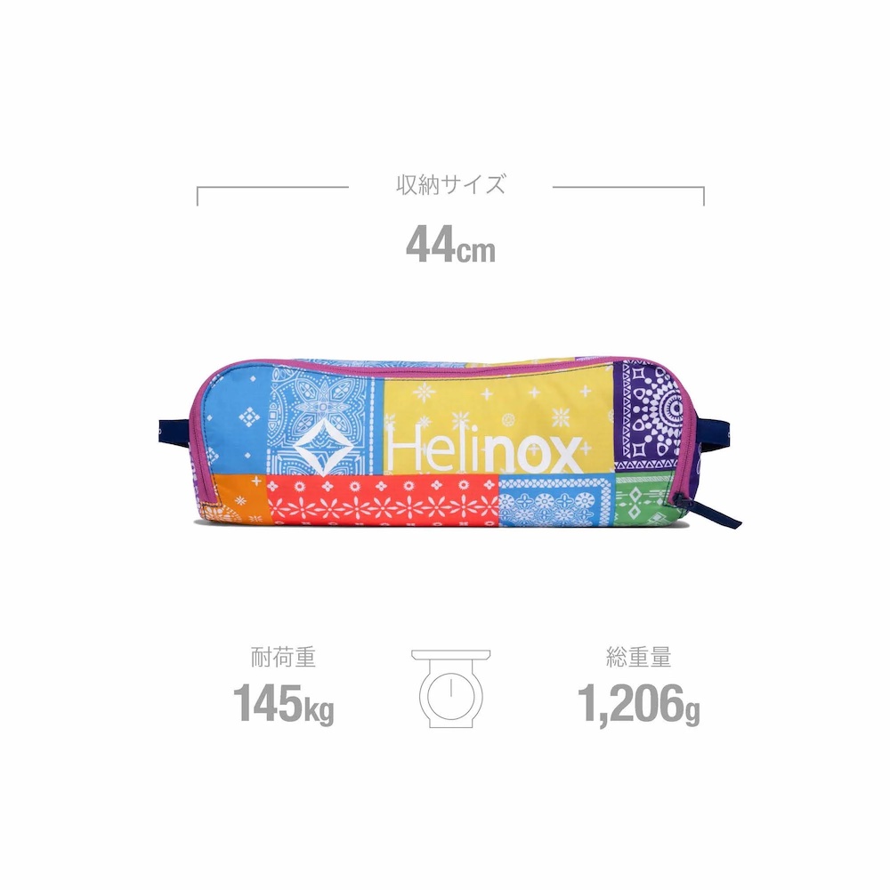 Ghế dã ngoại Helinox Chair Two - Rainbow Bandana Quilt