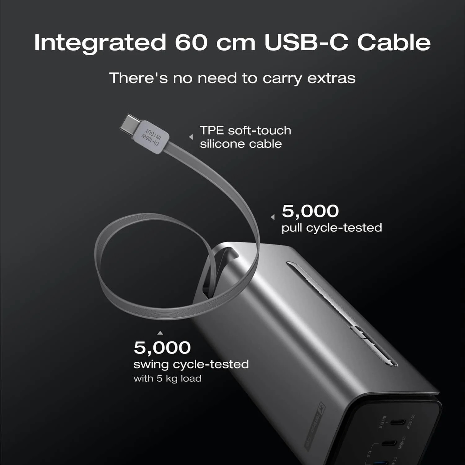 Pin dự phòng EcoFlow RAPID Pro (20.000mAh, 230W, Cáp Built-In 100W)