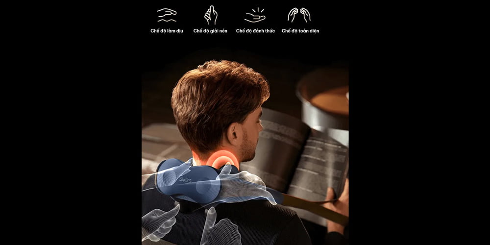 Máy massage cổ vai gáy SKG H7 Luxury cao cấp - SKG Việt Nam | Trải nghiệm chăm sóc sức khỏe cùng SKG