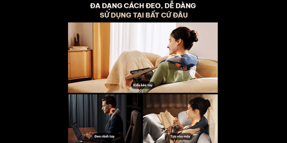 Máy massage cổ vai gáy SKG H7 Luxury cao cấp - SKG Việt Nam | Trải nghiệm chăm sóc sức khỏe cùng SKG