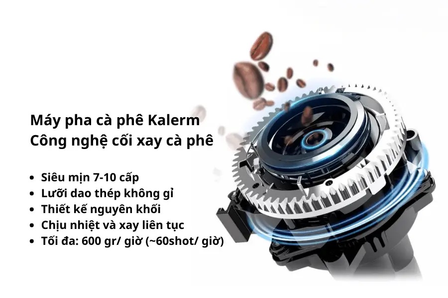 Máy pha cà phê tự động Kalerm B5