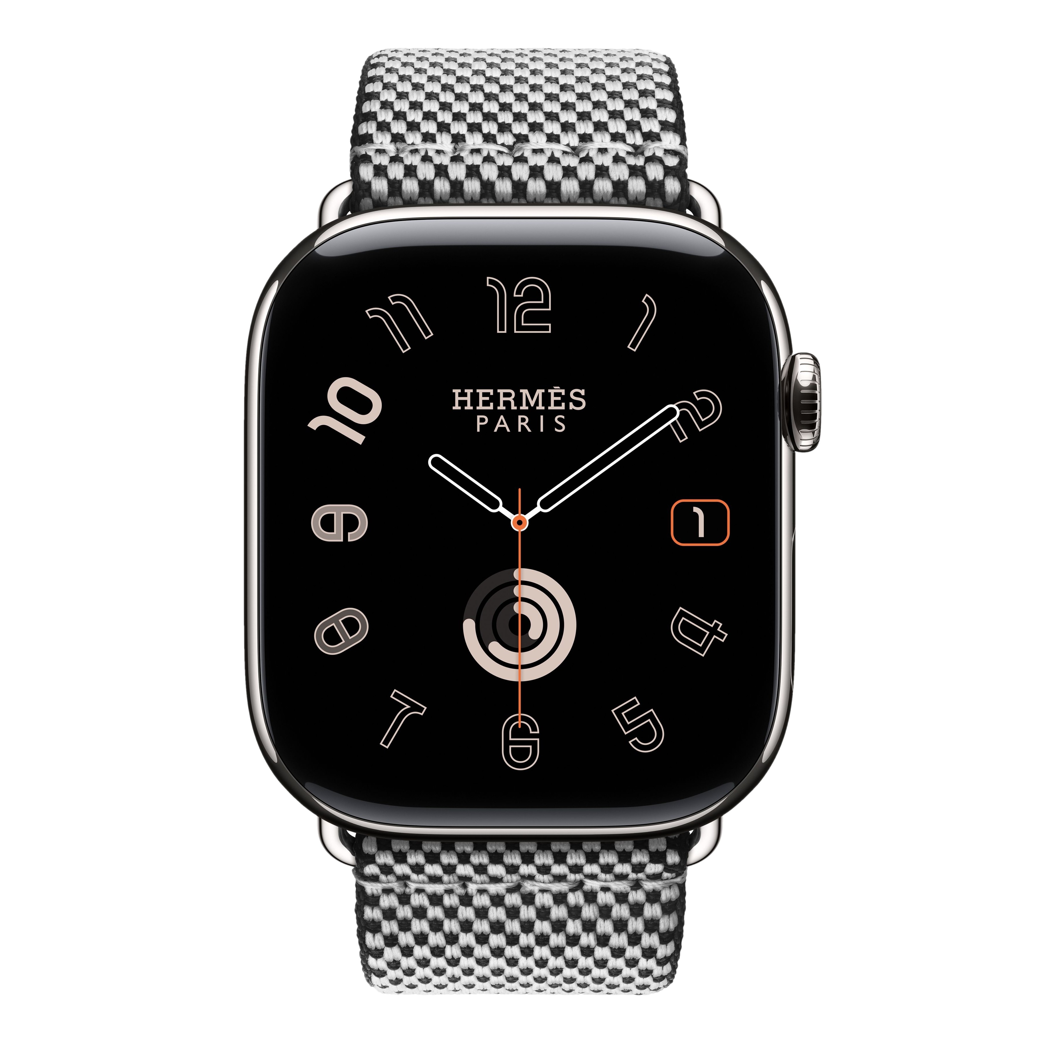 Apple Watch Hermès Series 11 Titanium Case, Toile H Single Tour