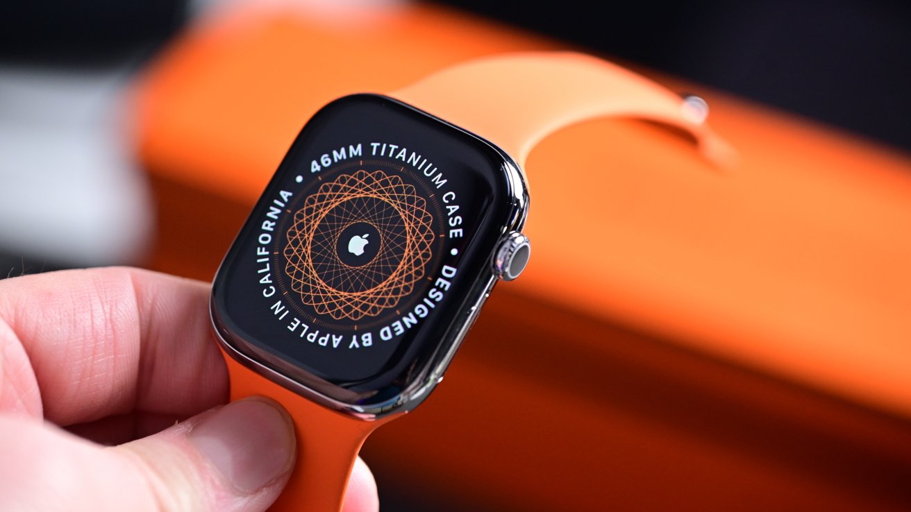 Apple Watch Hermès Series 11 Titanium Case, Faubourg Party