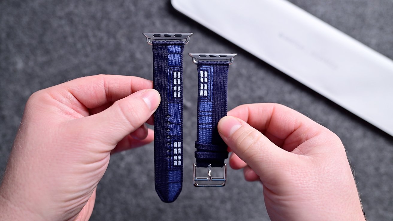 Apple Watch Hermès Series 11 Titanium Case, Faubourg Party