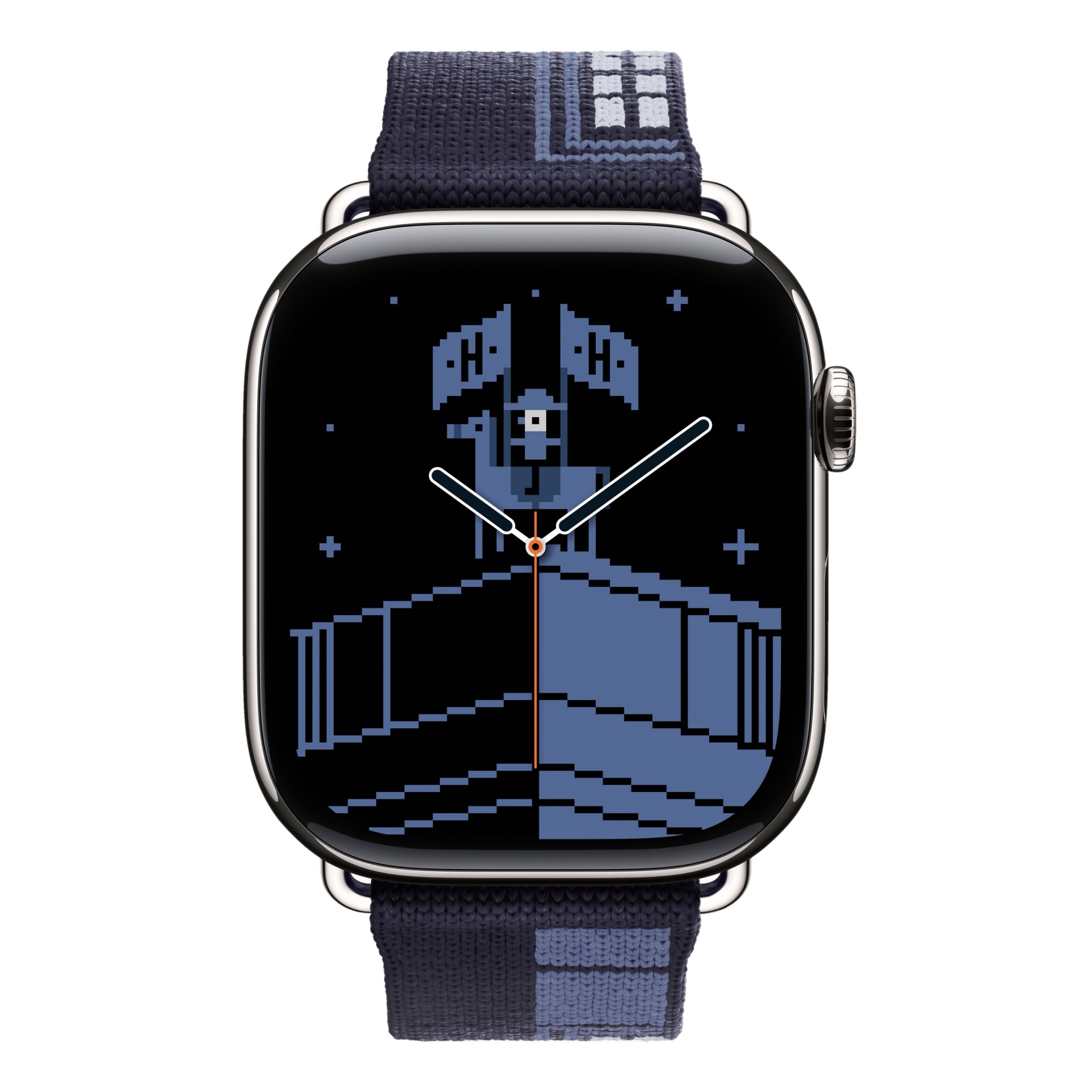 Apple Watch Hermès Series 11 Titanium Case, Faubourg Party