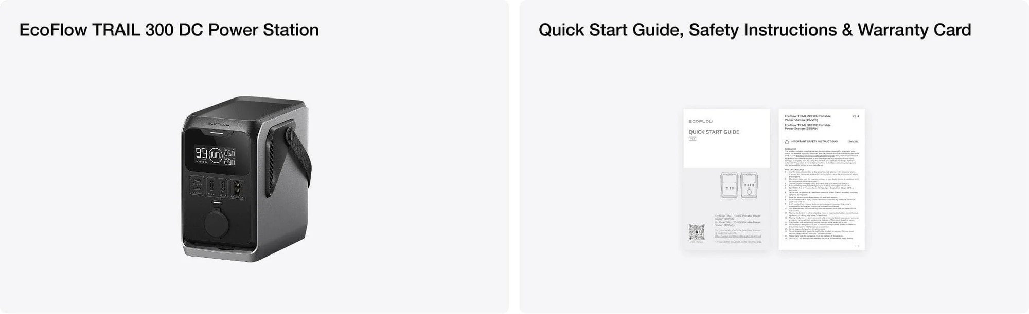 Trạm năng lượng EcoFlow Trail 300 (288Wh l 300W)