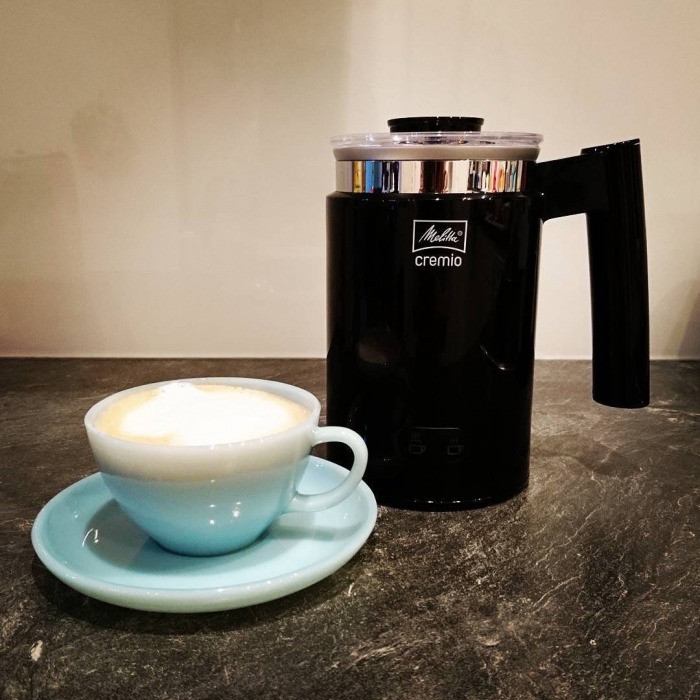 Máy tạo bọt sữa Melitta Cremio II Black, qua sử dụng