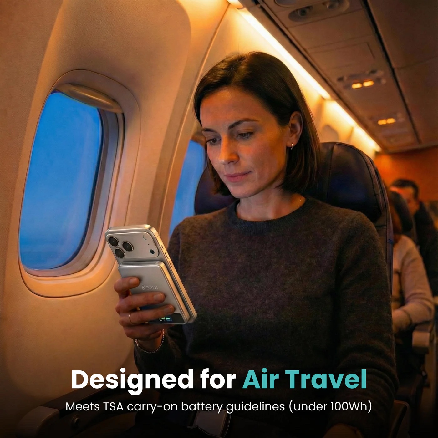 Pin sạc dự phòng thể rắn BMX SolidSafe 10.000mAh Qi2 Magsafe B939-10