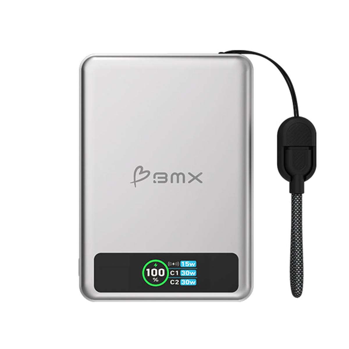 Pin sạc dự phòng thể rắn BMX SolidSafe 10.000mAh Qi2 Magsafe B939-10
