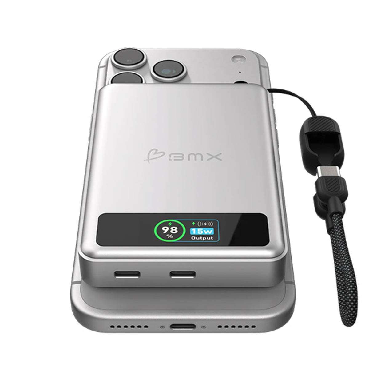 Pin sạc dự phòng thể rắn BMX SolidSafe 10.000mAh Qi2 Magsafe B939-10