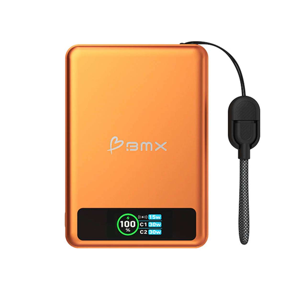 Pin sạc dự phòng thể rắn BMX SolidSafe 10.000mAh Qi2 Magsafe B939-10