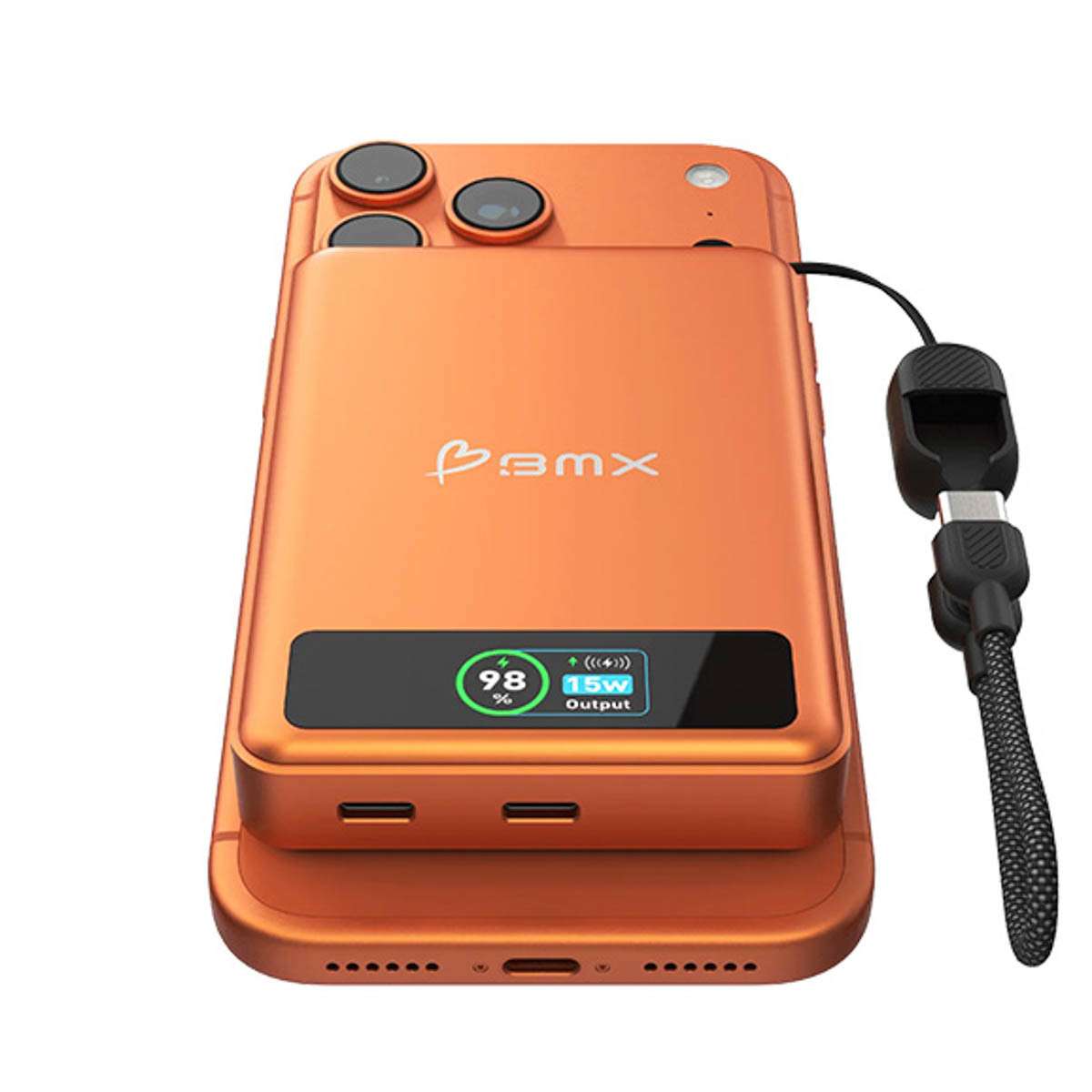 Pin sạc dự phòng thể rắn BMX SolidSafe 10.000mAh Qi2 Magsafe B939-10