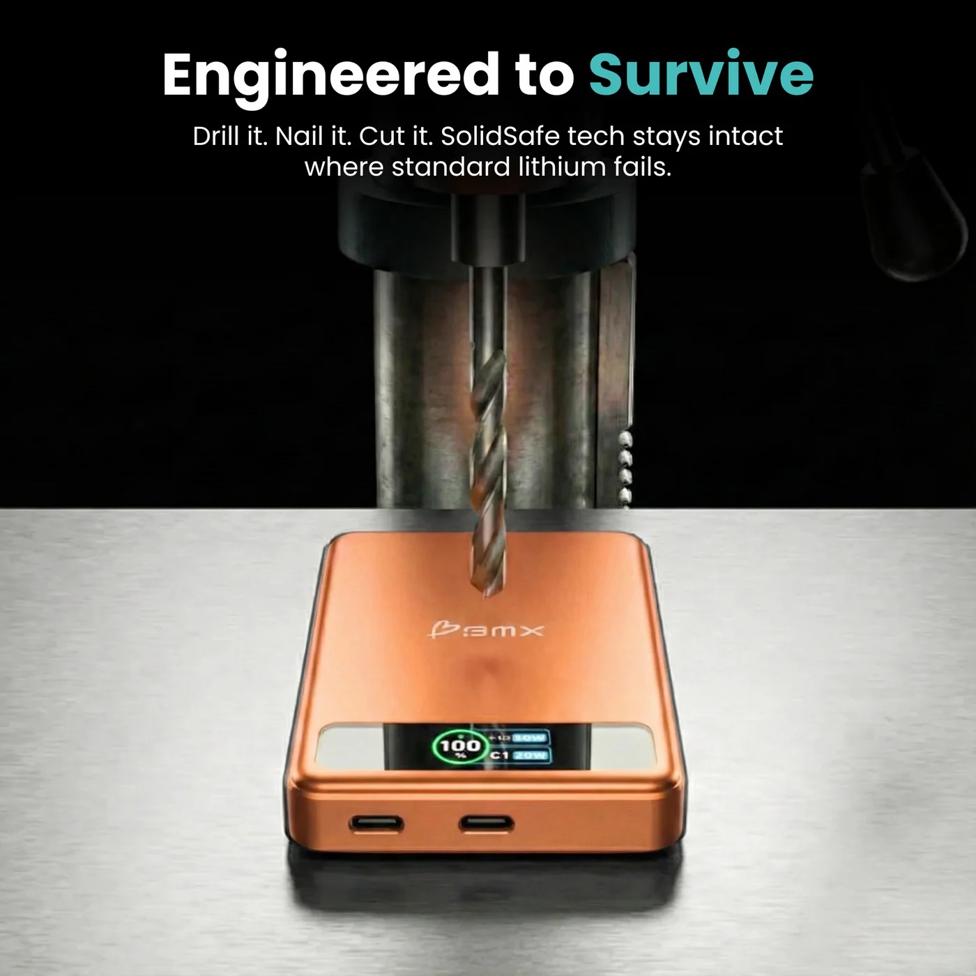 Pin sạc dự phòng thể rắn BMX SolidSafe 10.000mAh Qi2 Magsafe B939-10