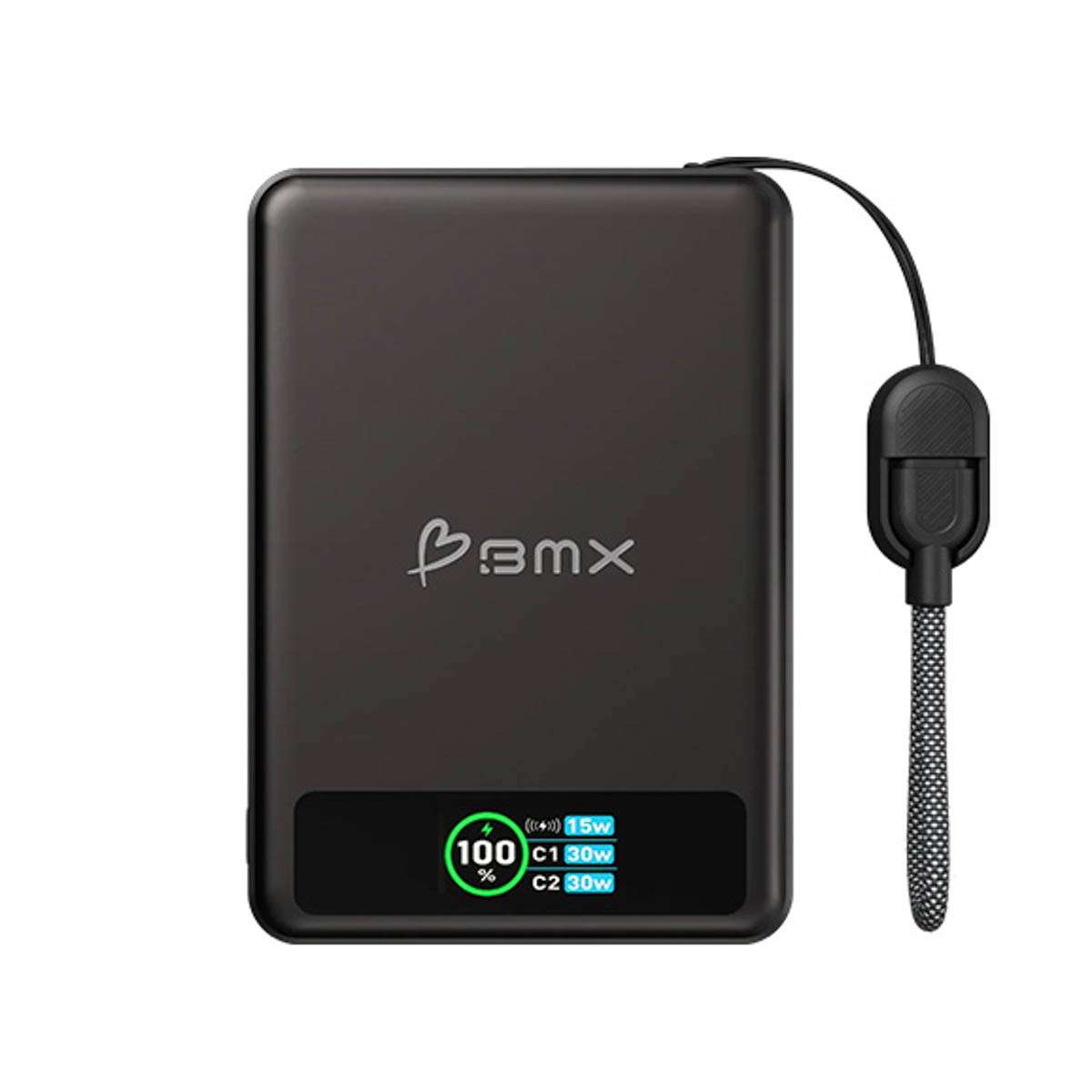 Pin sạc dự phòng thể rắn BMX SolidSafe 10.000mAh Qi2 Magsafe B939-10