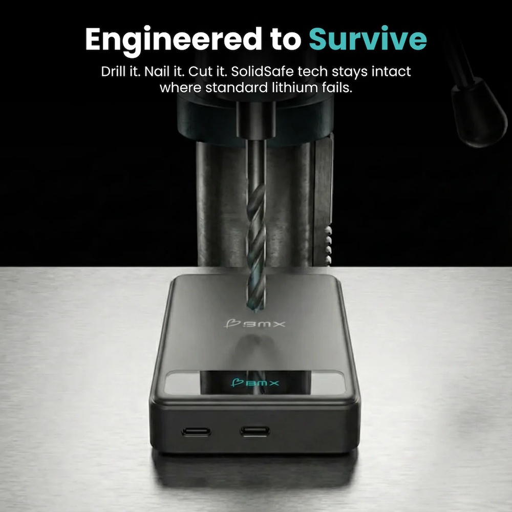 Pin sạc dự phòng thể rắn BMX SolidSafe 10.000mAh Qi2 Magsafe B939-10