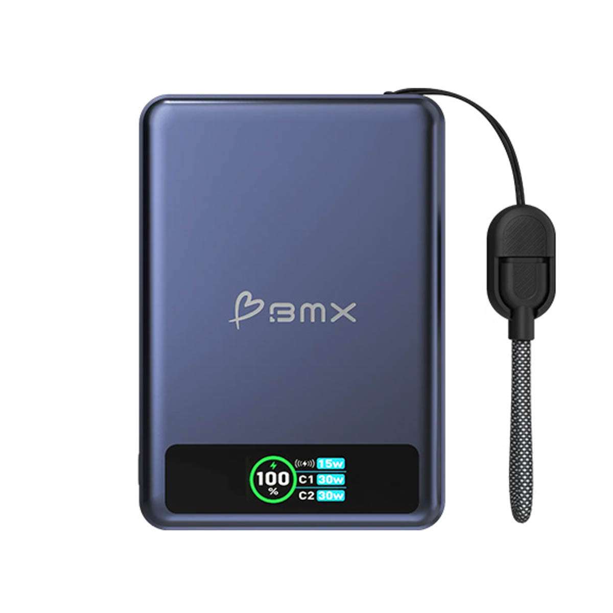 Pin sạc dự phòng thể rắn BMX SolidSafe 10.000mAh Qi2 Magsafe B939-10