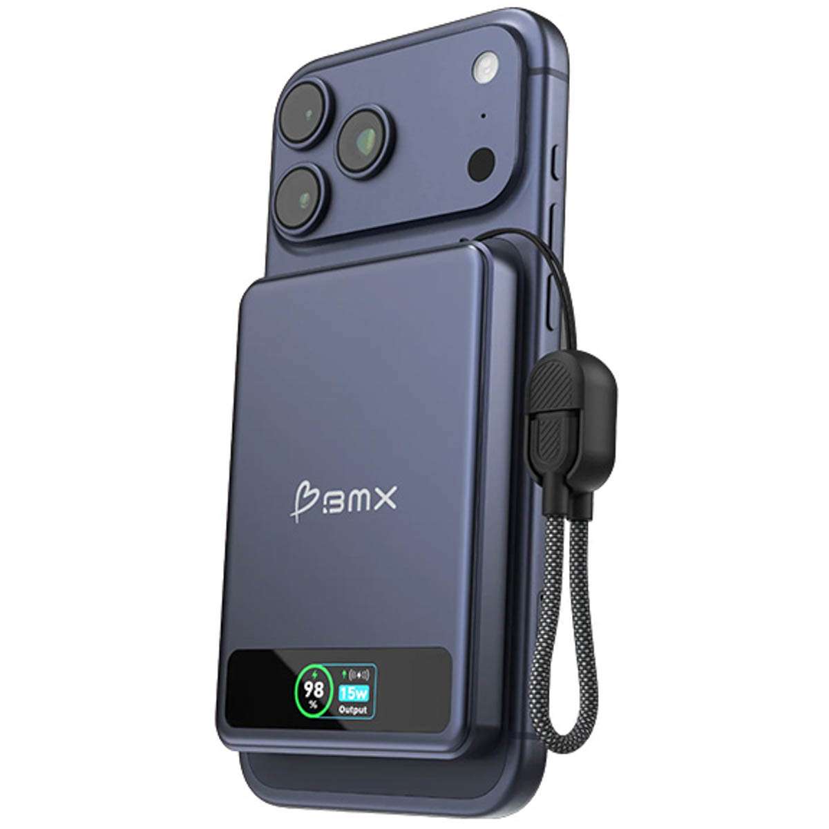 Pin sạc dự phòng thể rắn BMX SolidSafe 5.000mAh Qi2 Magsafe B939-05