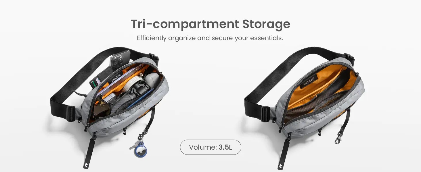 T&uacute;i Đeo Ch&eacute;o Fashion Tomtoc Aviator-T33 Chest Bag 3.5L &ndash; T33M1