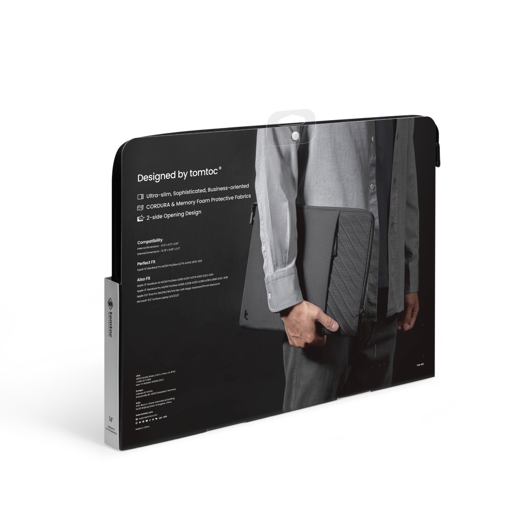 Túi chống sốc Tomtoc Voyage-A10 Premium Laptop/Macbook 13″