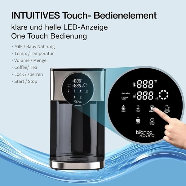 Bình thuỷ điện Bianco 4L Subito WS010 - Germany