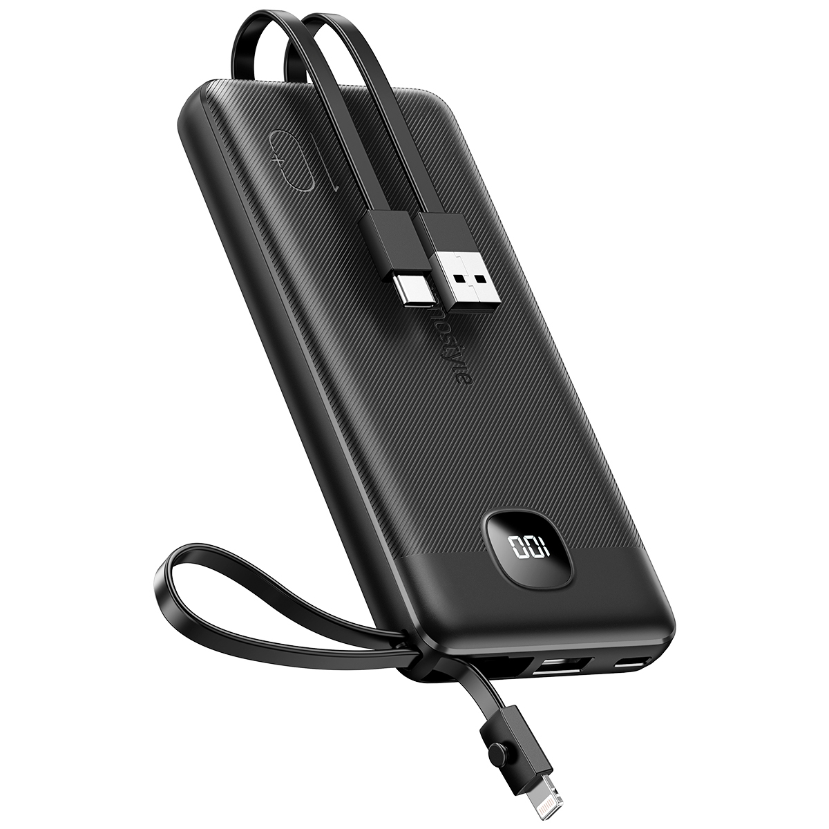 Sạc dự phòng Innostyle PowerGo MultiCharge 10000mAh – IP20MC, kèm 3 cáp