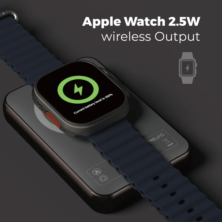 Pin sạc dự phòng Mipow 3 in 1 Ultra-Slim Magsafe MX10 (10.000mAh)