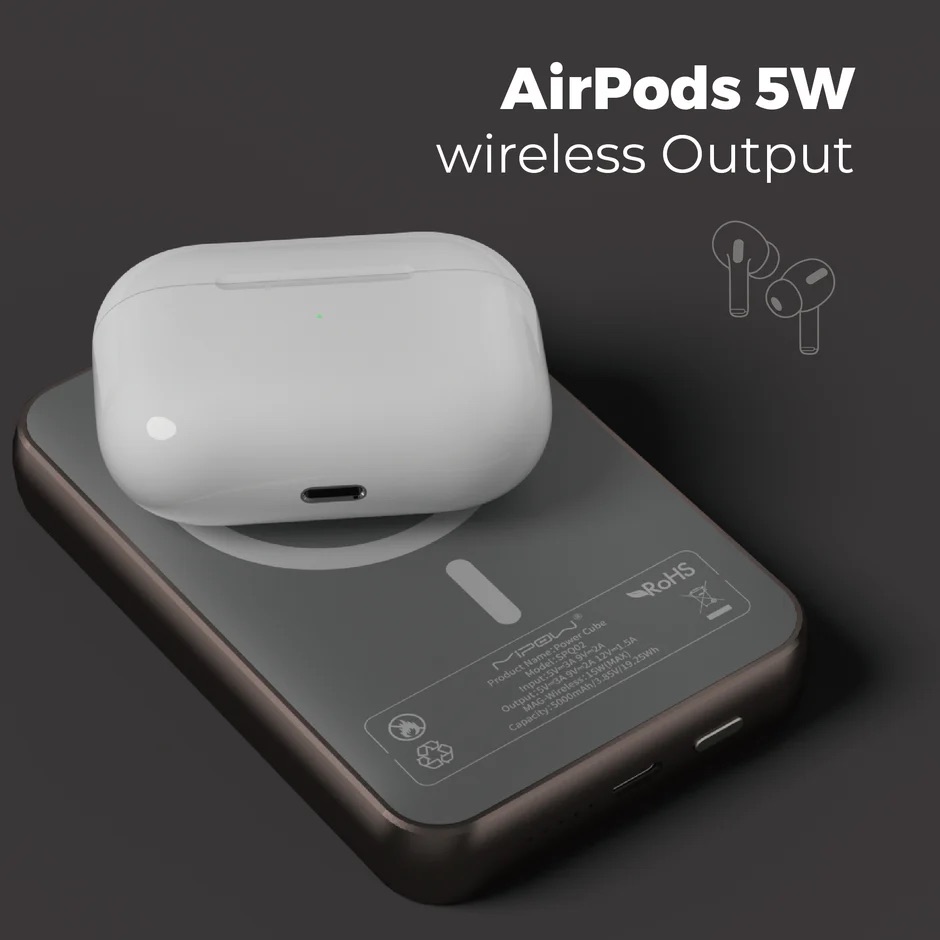 Pin sạc dự phòng Mipow 3 in 1 Ultra-Slim Magsafe MX10 (10.000mAh)