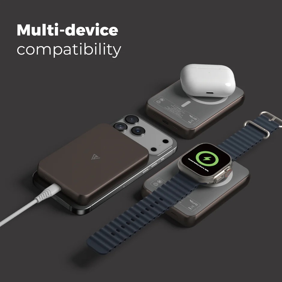 Pin sạc dự phòng Mipow 3 in 1 Ultra-Slim Magsafe MX10 (10.000mAh)