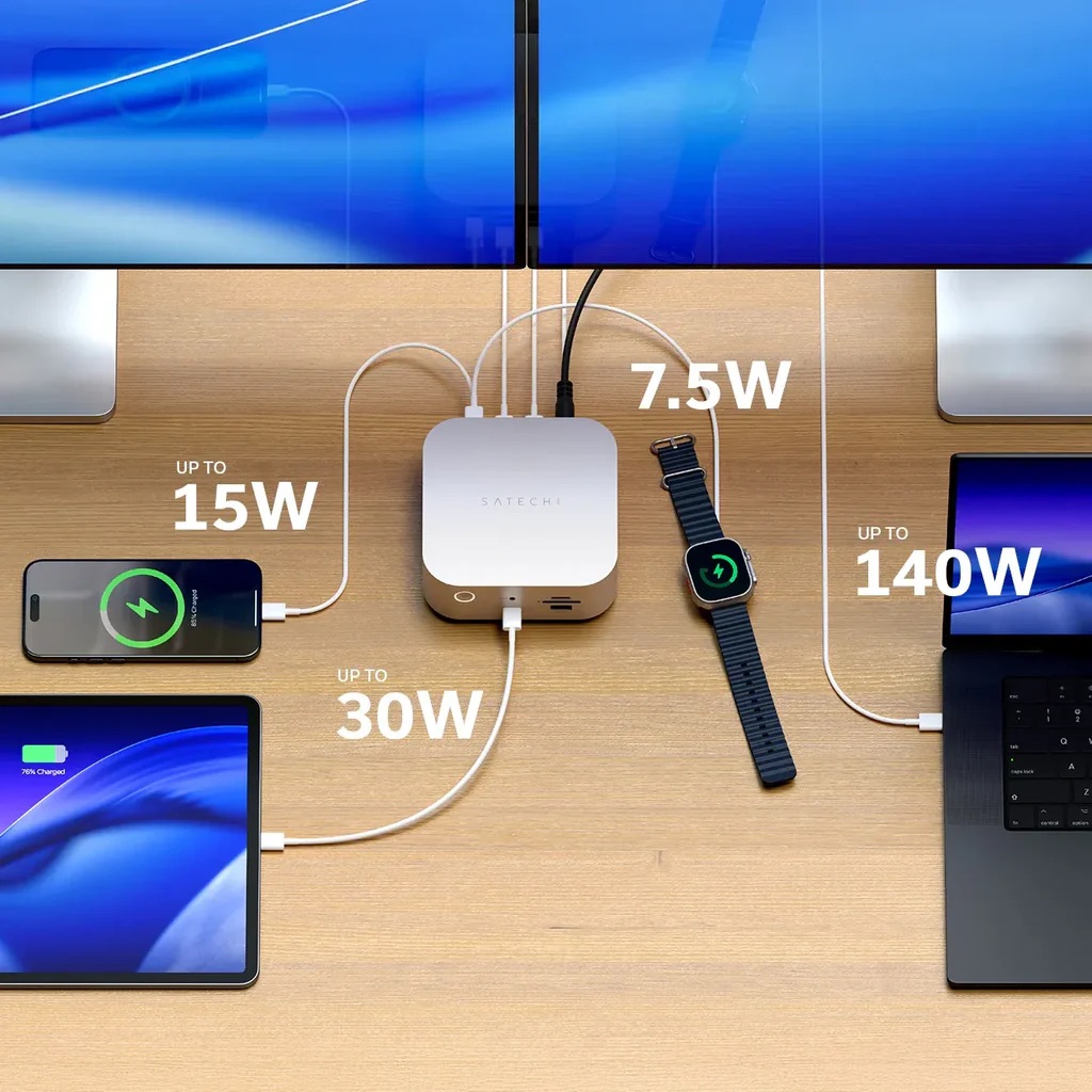 Satechi Thunderbolt 5 CubeDock with SSD Enclosure