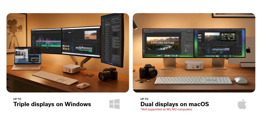 Satechi Thunderbolt 5 CubeDock with SSD Enclosure
