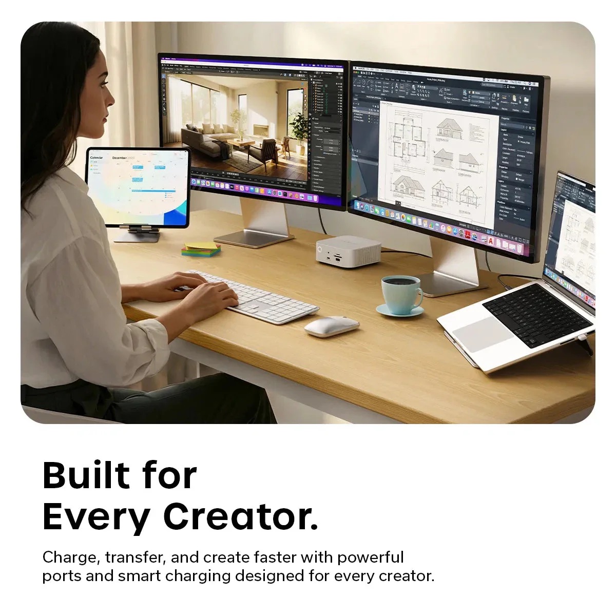 Satechi Thunderbolt 5 CubeDock with SSD Enclosure