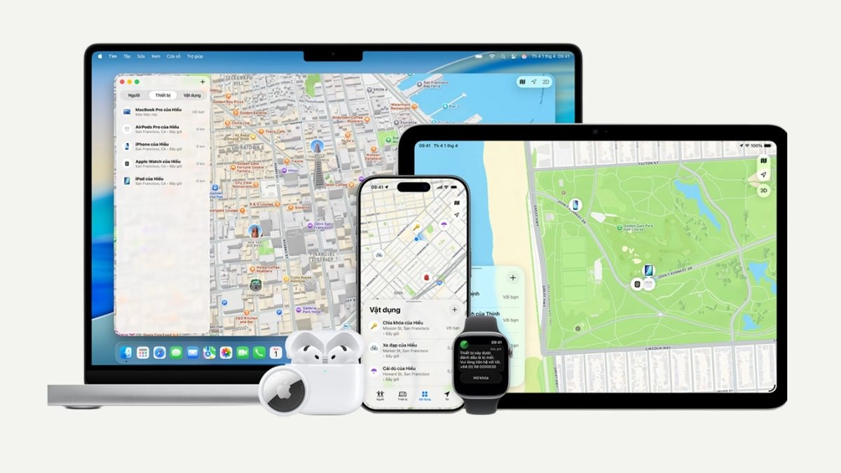 T&iacute;ch hợp s&acirc;u với hệ sinh th&aacute;i Apple - Apple AirTag 2