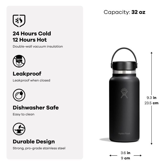 Bình giữ nhiệt Hydro Flask Wide Flex Cap 32 OZ (946 ml) - Spring Season 2026