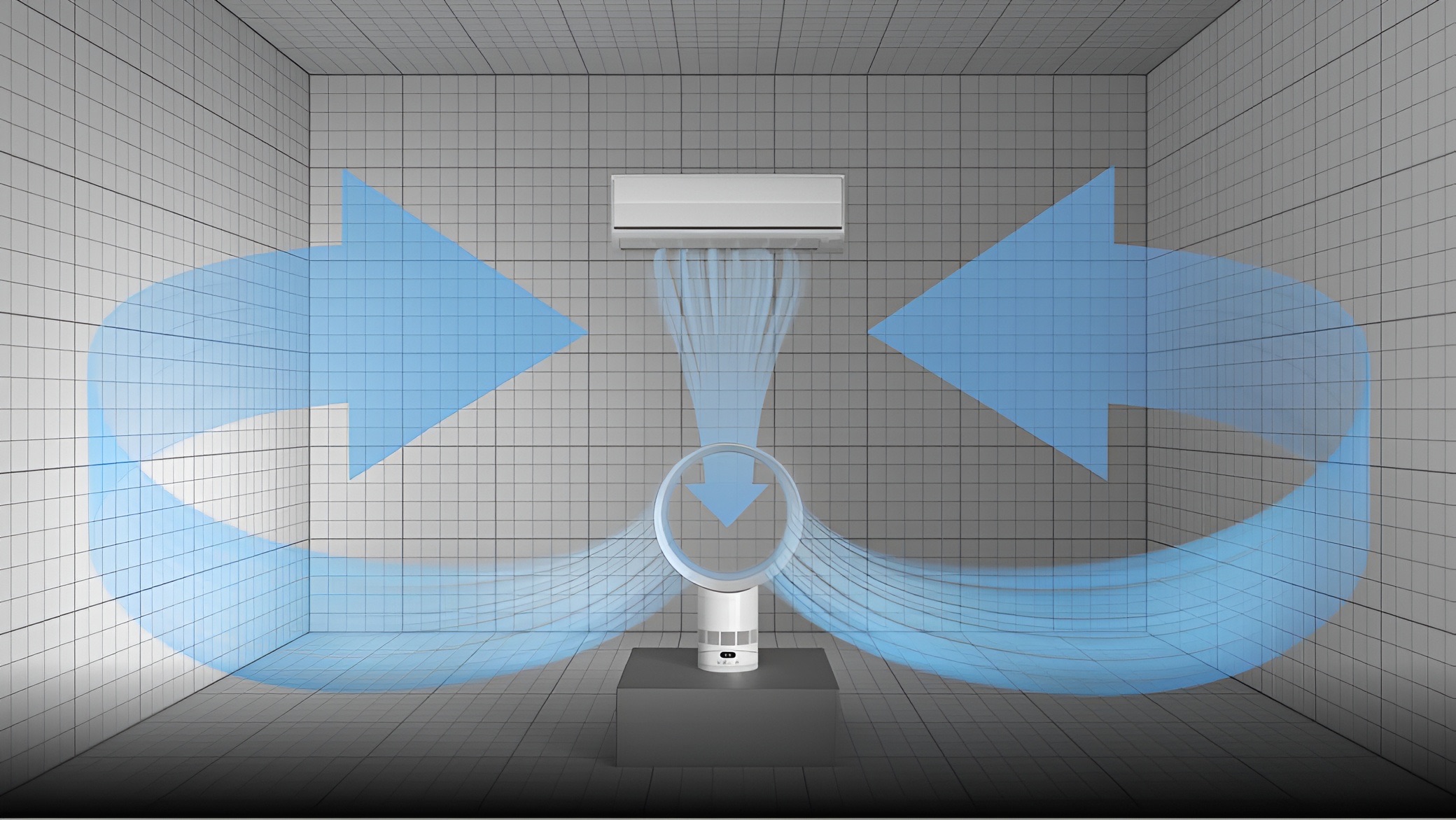 Quạt không cánh Dyson Cool™ CF1 Fan AM12 (White/Silver)