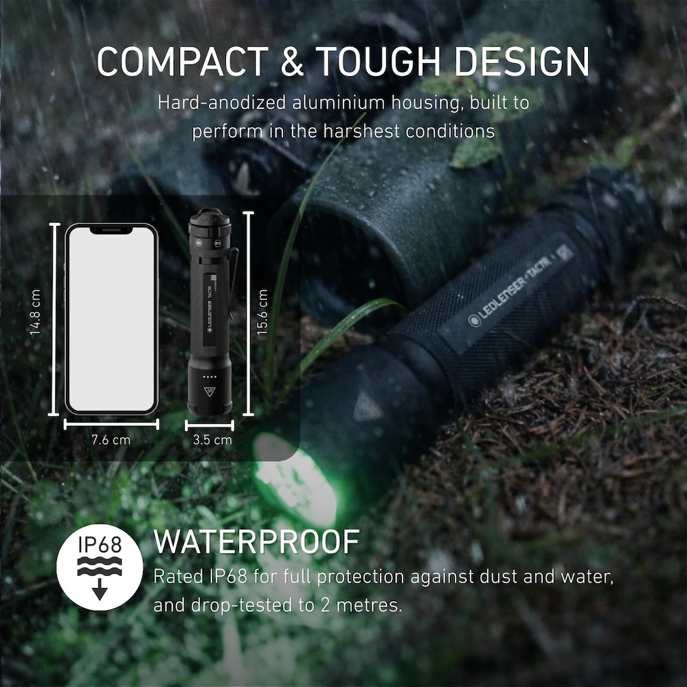 Đèn pin Ledlenser TAC7R, 3200 Lumens