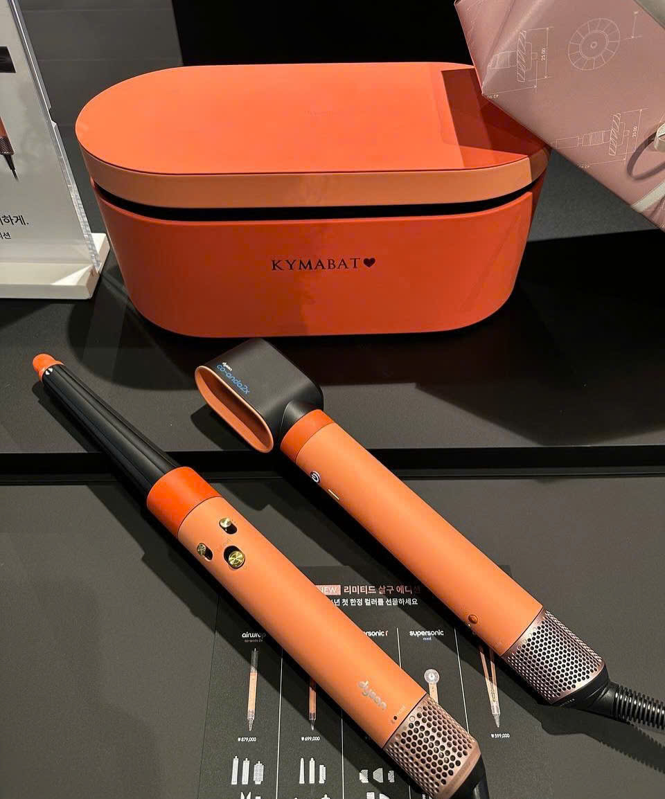 Máy tạo kiểu tóc thông minh Dyson Airwrap i.d. (Ceramic Apricot / Topaz) - Limited Edition