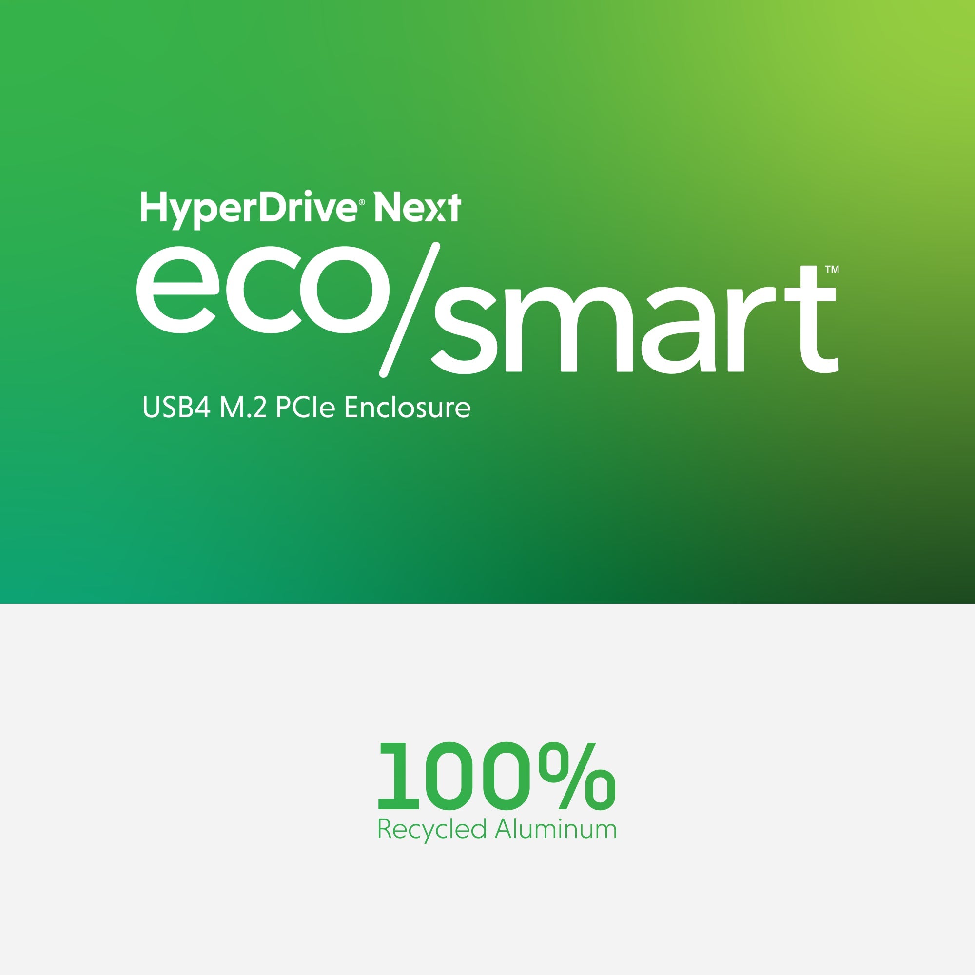 Box ổ cứng SSD HyperDrive Next USB4 Ver2 80Mbps M.2 PCIe Enclosure