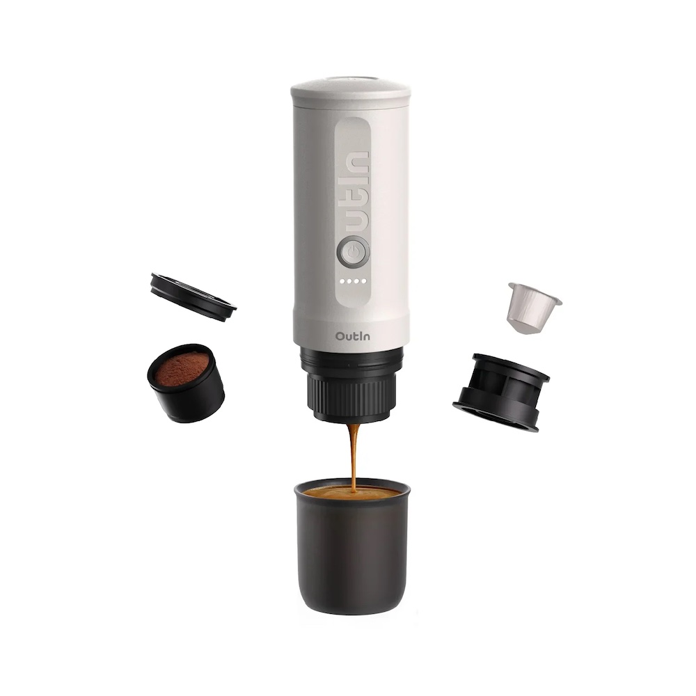 Máy pha cà phê OutIn Nano Portable Espresso Machine (Pearl White)