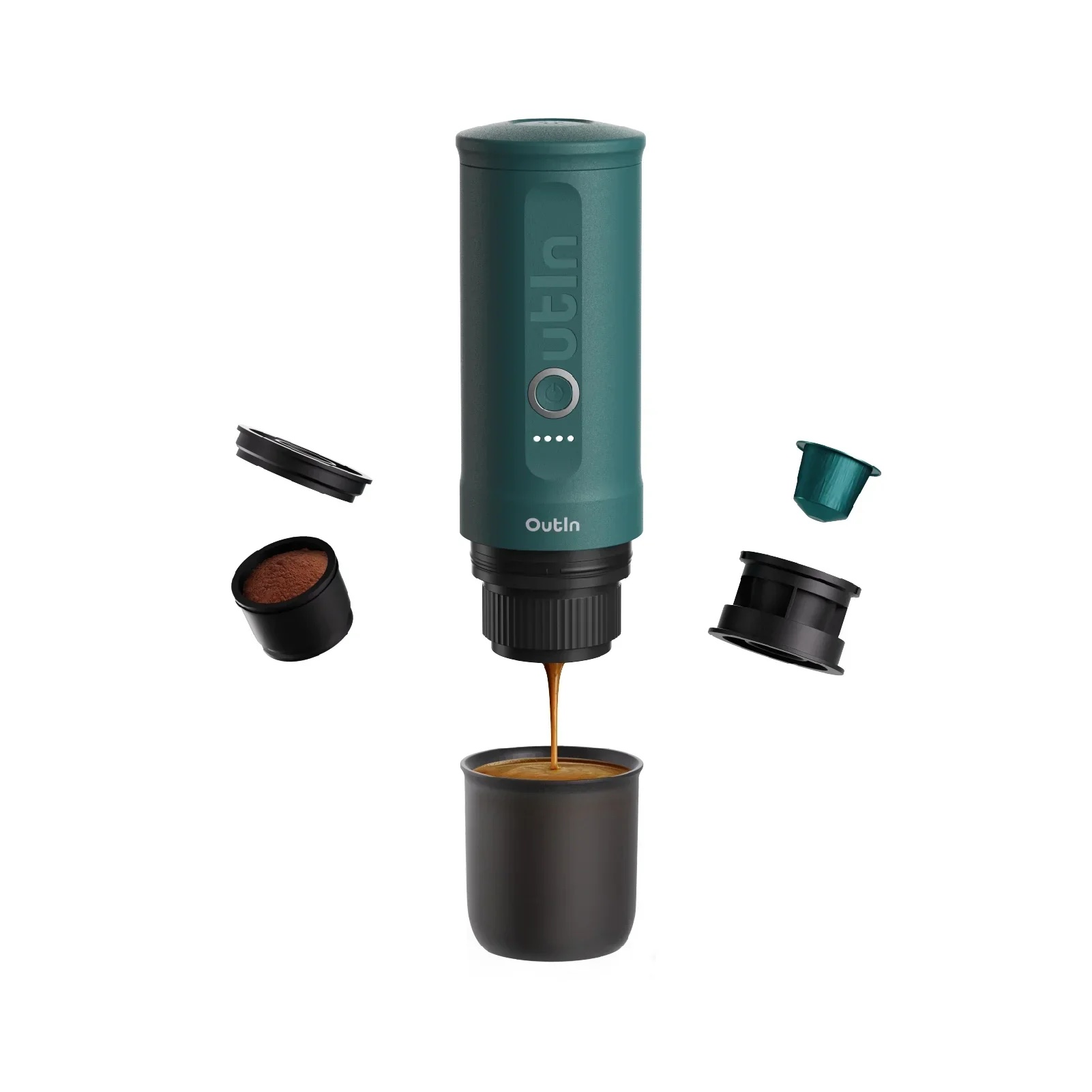 Máy pha cà phê OutIn Nano Portable Espresso Machine (OutIn Teal)