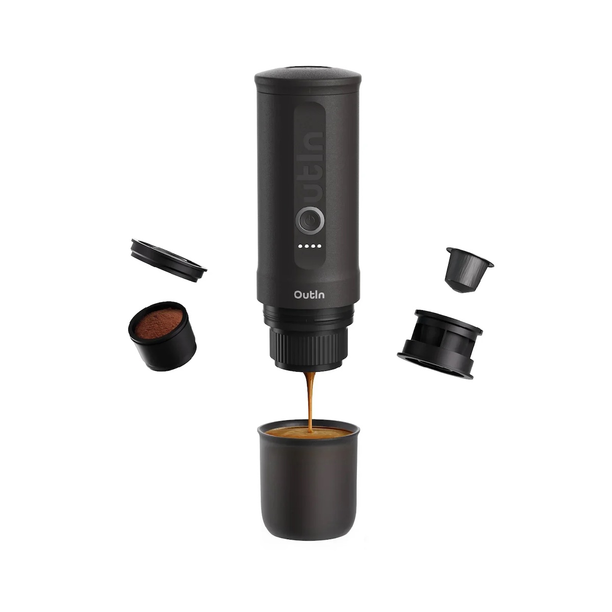 Máy pha cà phê OutIn Nano Portable Espresso Machine (Space Grey)