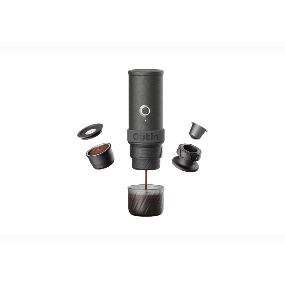 Máy pha cà phê OutIn Mino Portable Electric Espresso Machine (Tundra Brown)