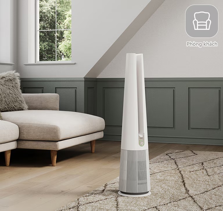 Máy lọc khí LG PuriCare AeroTower Hit (FS15GPBK0)