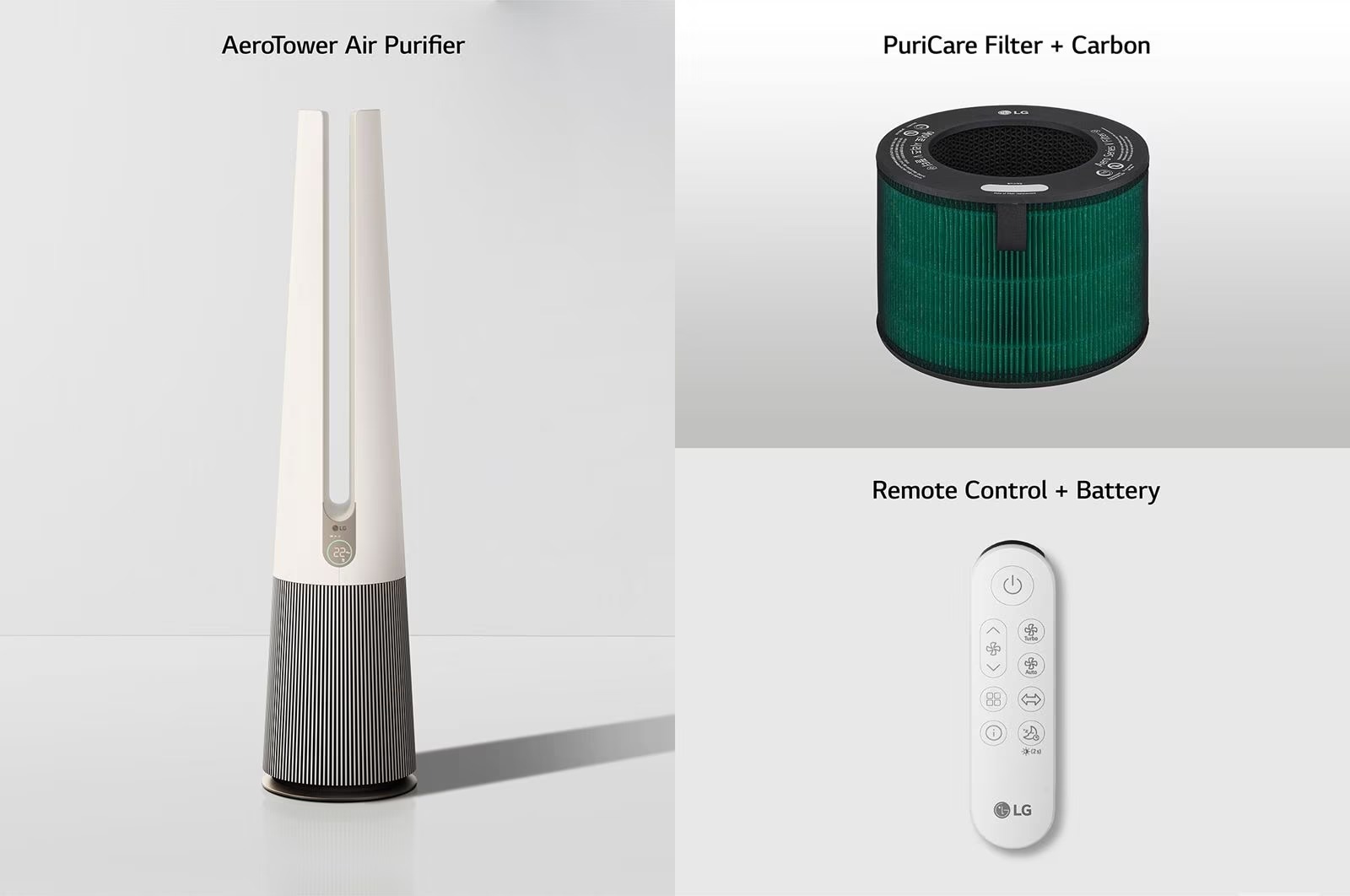 Máy lọc khí LG PuriCare AeroTower Hit (FS15GPBK0)