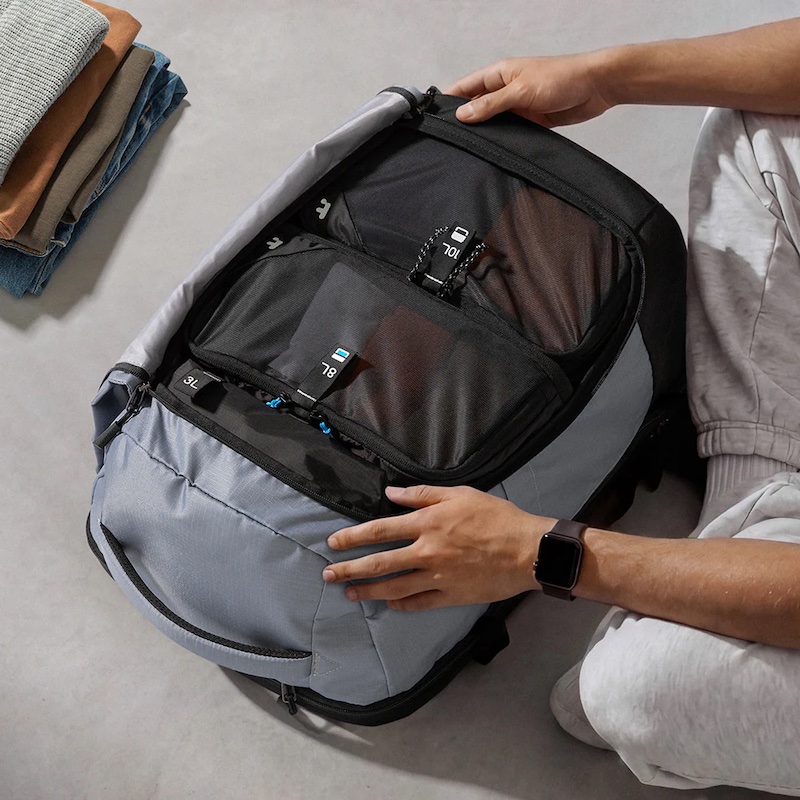 Combo 3 túi đựng hành lý Tomtoc Light-T02 Packing Cube Set