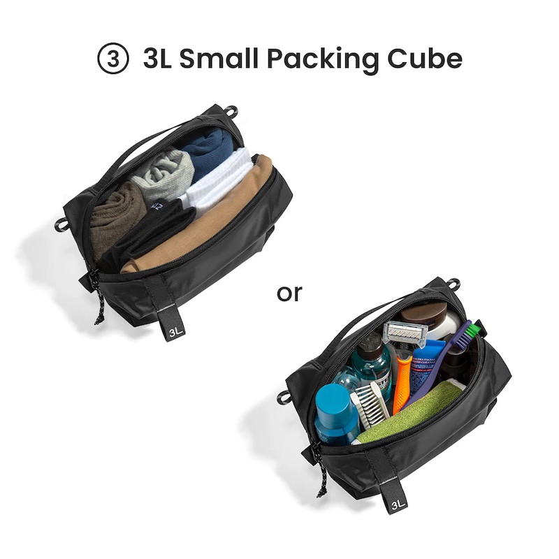 Combo 3 túi đựng hành lý Tomtoc Light-T02 Packing Cube Set
