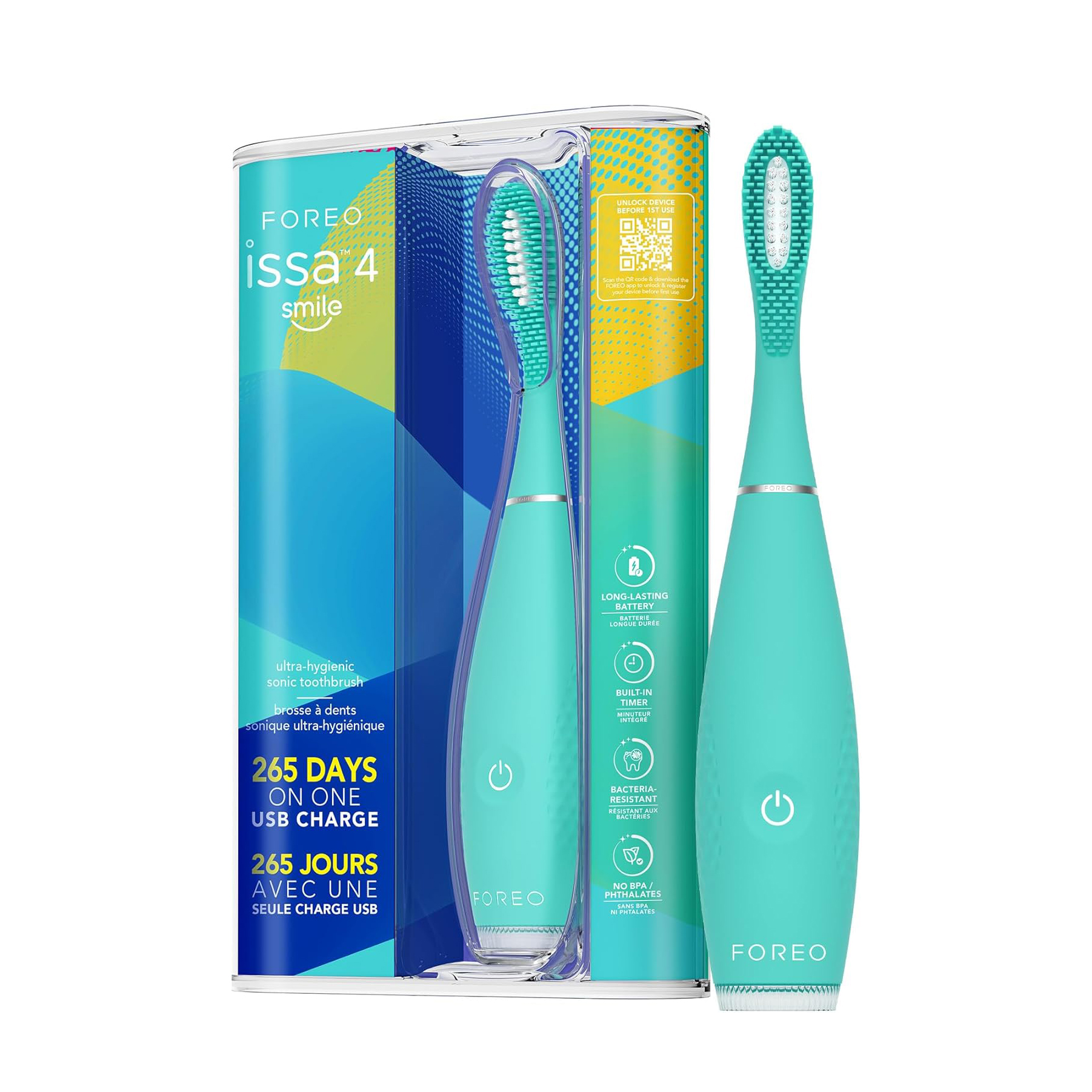 Bàn chải điện Foreo ISSA 4 Smile, cho bé từ 5 tuổi