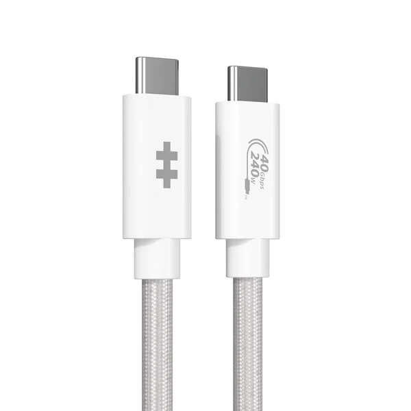 Cáp USB4 HyperDrive 1.2m Braided Performance USB-C TO USB-C