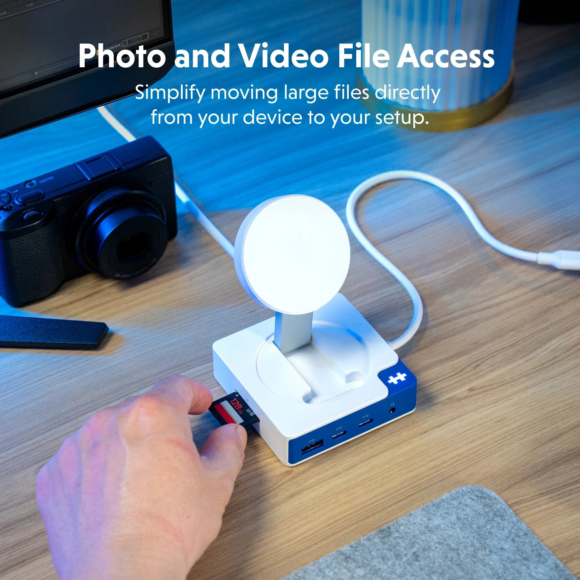 Bộ chuyển đổi HyperDrive Flex 5 Port USB-C Hub with Qi Phone Charger
